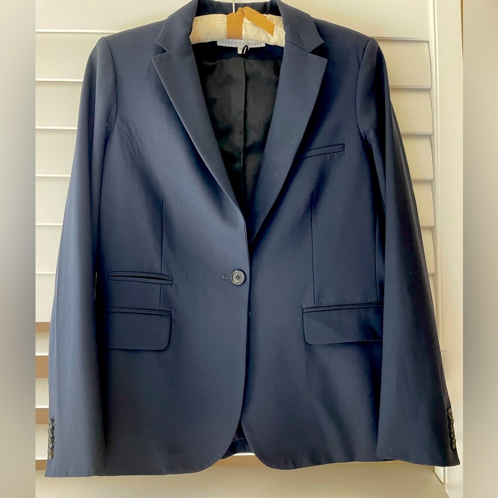 Veronica Beard Classic Dickey Jacket, Navy